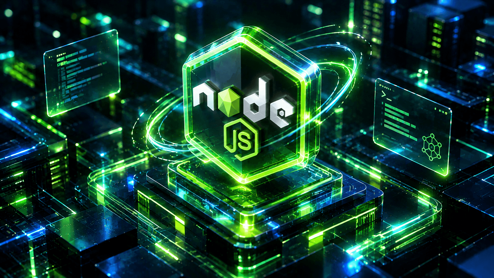 Иллюстрация технологии Node.js